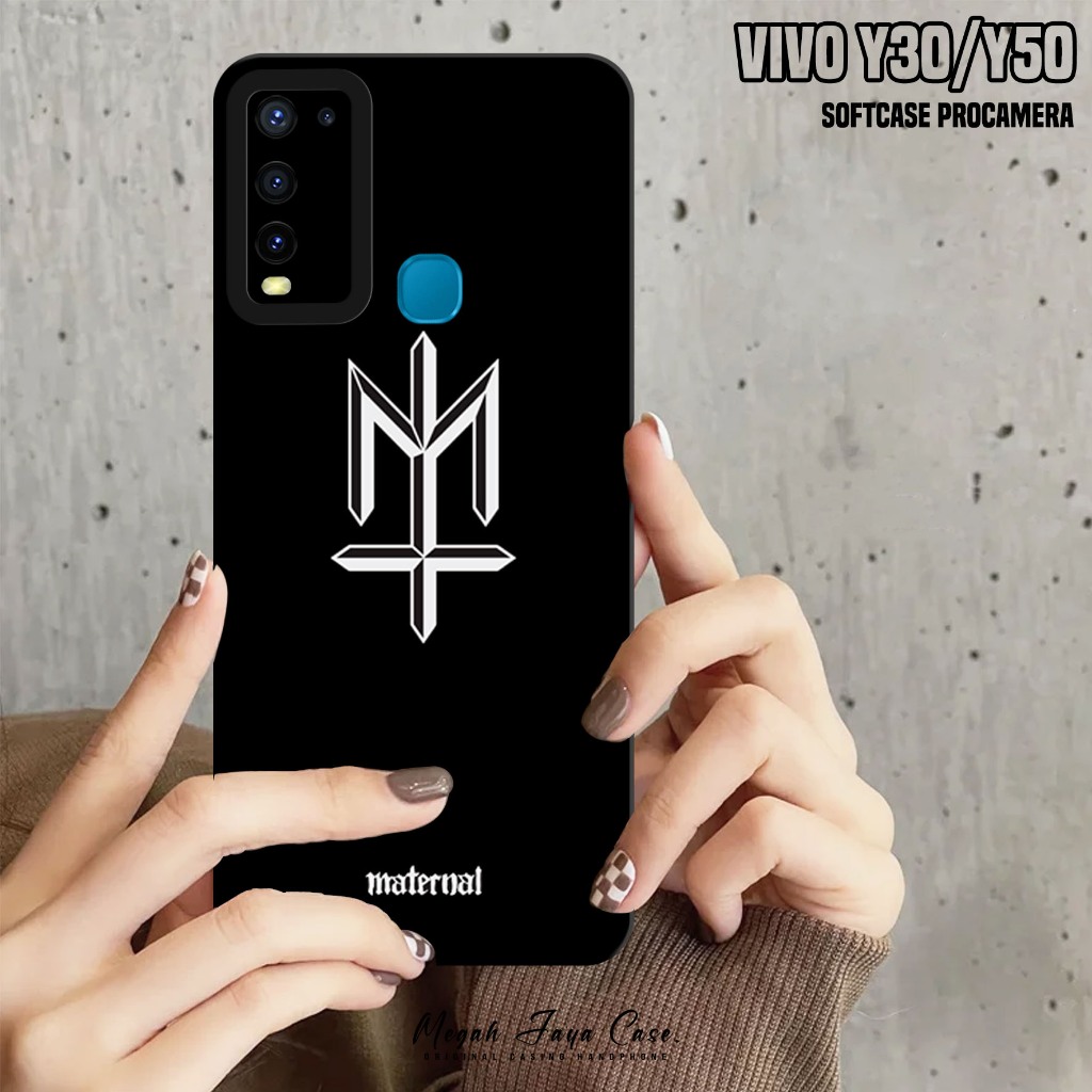 Casing Hp VIVO Y30/Y50 - Case Hp VIVO Y50/Y30 Motif MTRNL - Mika Hp - Cover Hp - Softcase Hp VIVO Y5