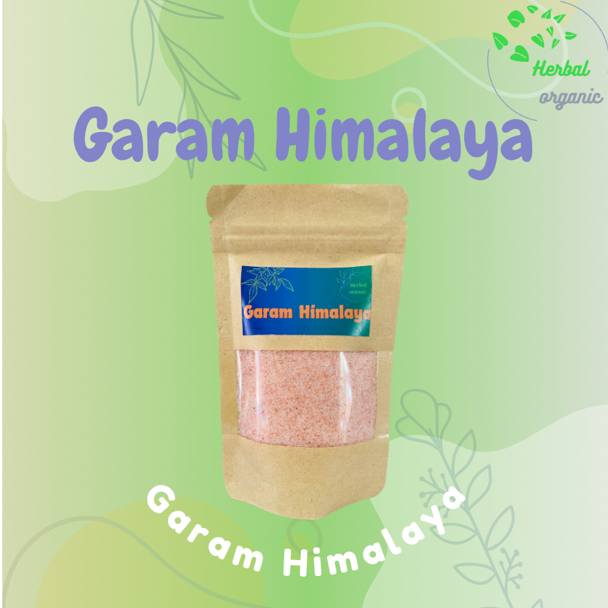 

HERBAL ORGANIC Garam Himalaya Murni - Natural Himalayan Pink Salt