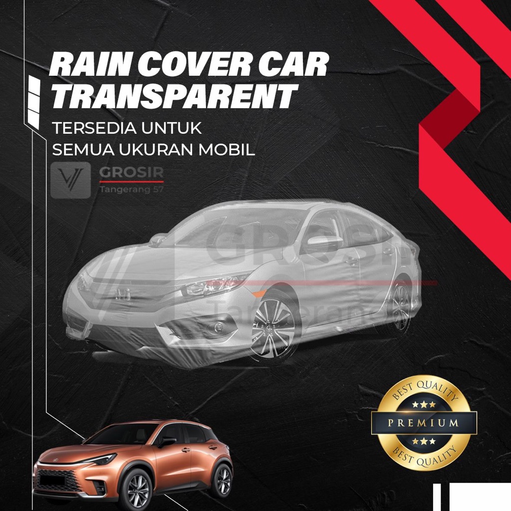 Sarung Mobil Transparan Lexus LBX Transparent Body Cover Lexus LBX