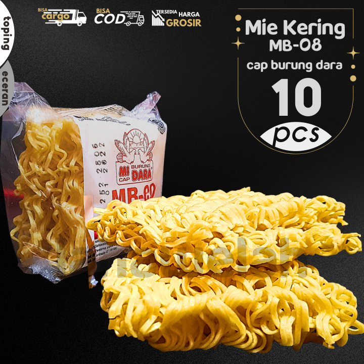 

Mie MB-08 10pcs Mi Kering Cap Burung dara isi 2keping/bungkus by Lahawelah