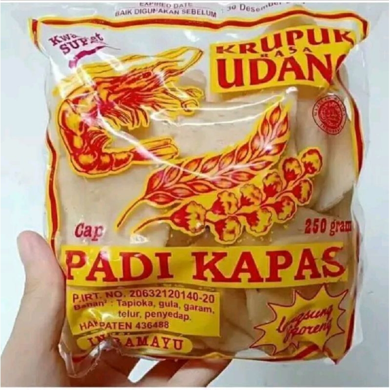 

Kerupuk Udang BERKAH PADI KAPAS 250gr