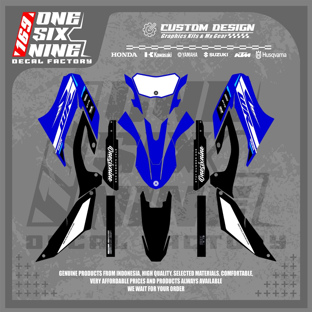 Decal Yamaha Wr 155 Motif Original - Decal Custom Yamaha Wr 155