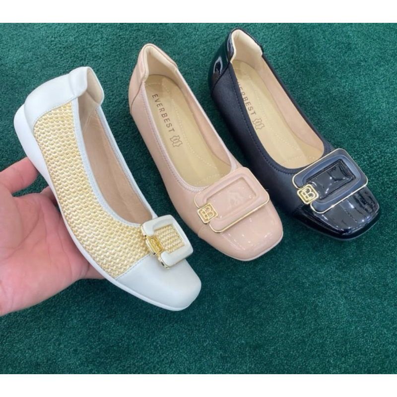 Sepatu wanita flats shoes everbest original - kairi