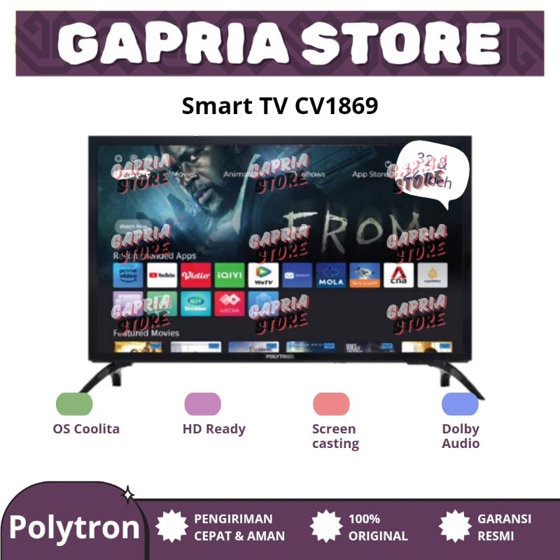 Polytron Smart TV 32 Inch 24 Inch Digital Smart TV Garansi Resmi