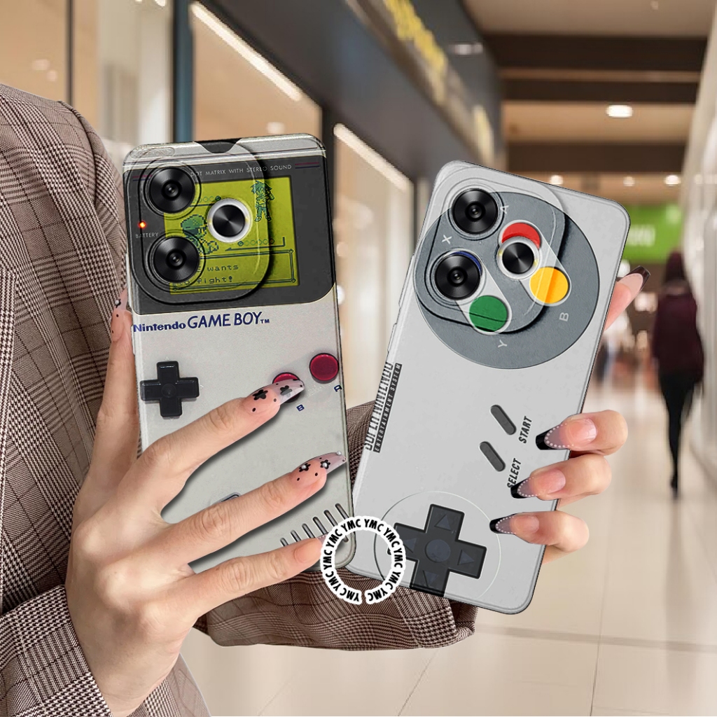 YY07 For Softcase Motif Gameboy Xiaomi Redmi Turbo 3 5g Note 10s 10 5G 9t 9 M3 Case Trendy