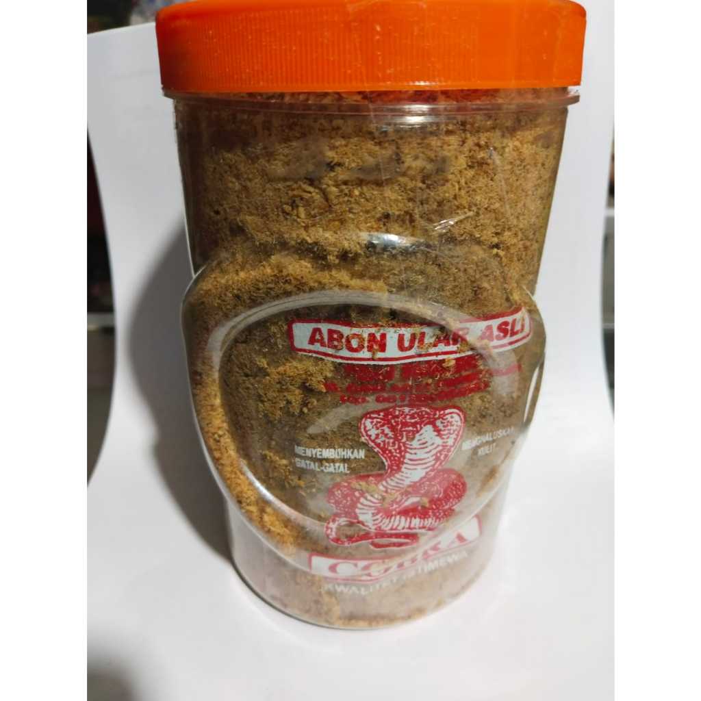 

Abon ular sanca Original 100% tanpa bahan pengawet 500gram