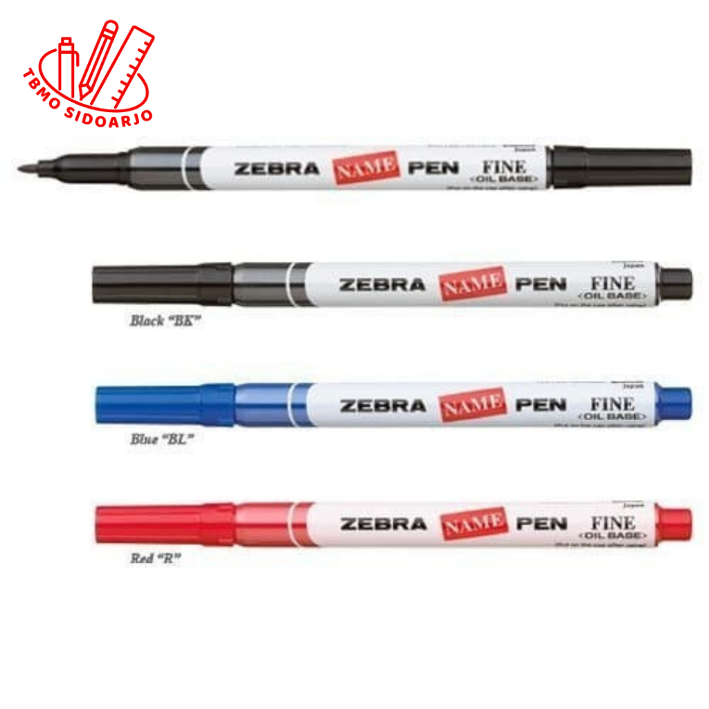 

TBMO NamePen Spidol Permanen Name Pen Fine Zebra
