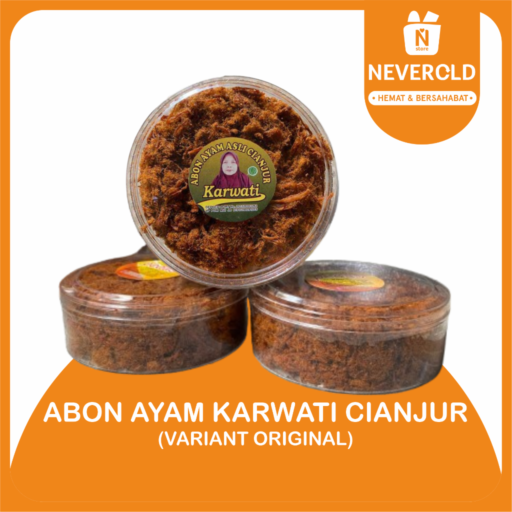 

ABON AYAM KARWATI ORIGINAL KHAS CIANJUR @150gr