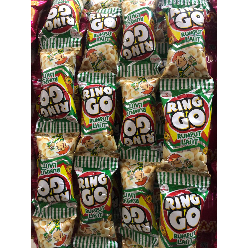 

[RINGGO] Snack Rasa Rumput Laut 500-an (1 Renteng isi 10 Pcs)