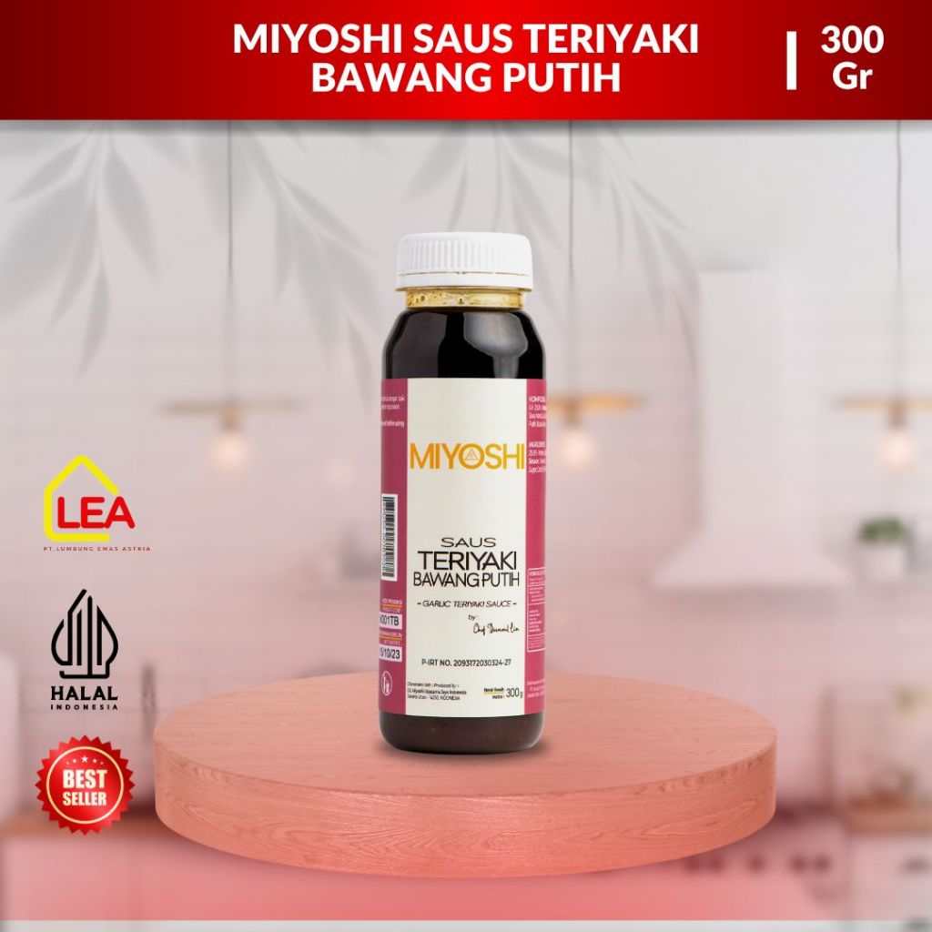 Miyoshi Saus Teriyaki Bawang Putih 300gr