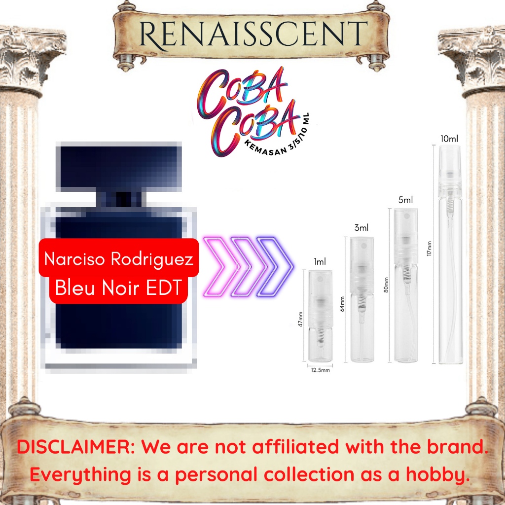 Decant Narciso Rodriguez Bleu Noir EDT For Him