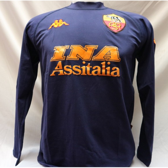 Jersey Original AS Roma Third 2000/2001 Long Sleeve (RARE) Retro Vintage Classic