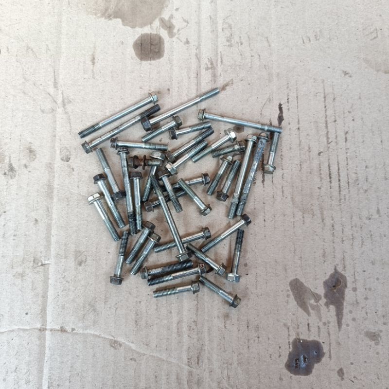 baut bak kiri kanan+crancase honda sonic supra gtr cb150r cbr150 led original