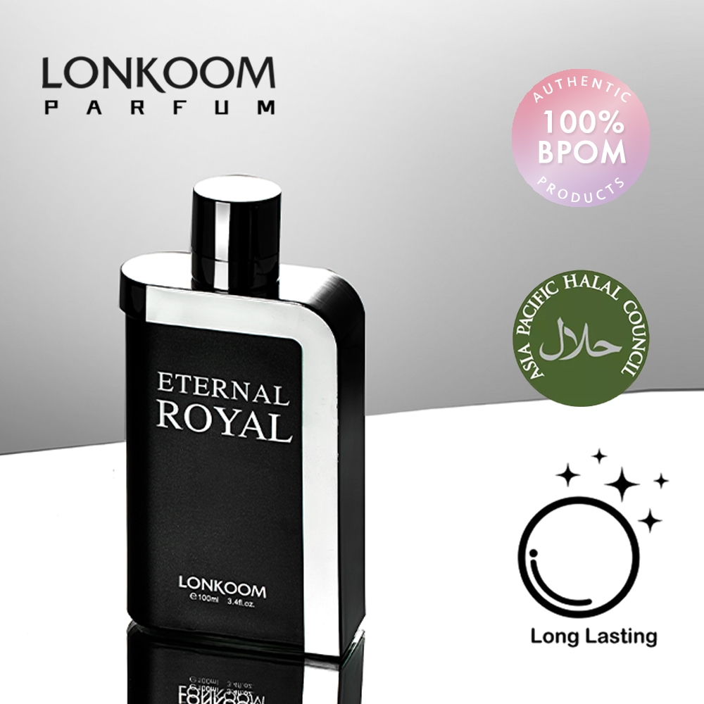 RB LONKOOM Eternal Royal Parfum 100ml Aroma Woody EDT Parfum Elegan untuk Pria