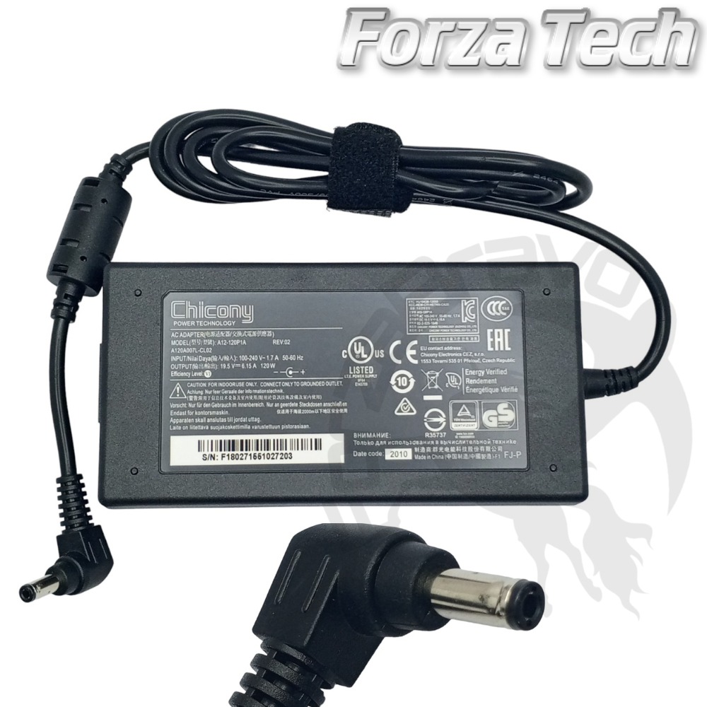 Adaptor Charger Casan Clevo N871EK1, W370ET, N150SD, N850HK, N850HK1, NP7358-S, N550RC, 19.5V 6.15A 
