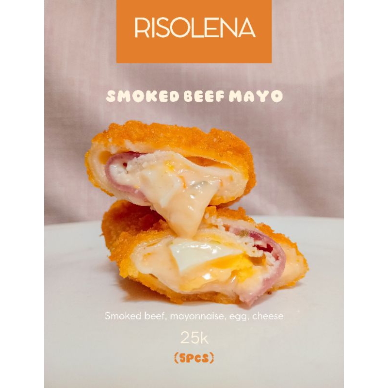 

Risolena Risol Smoked Beef Mayo Risoles Premium Frozen Oleh Oleh Surabaya