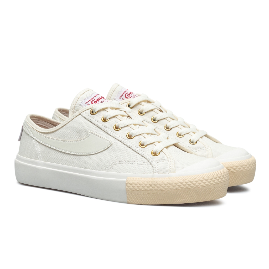 Sepatu Compass Gazelle Low Cream