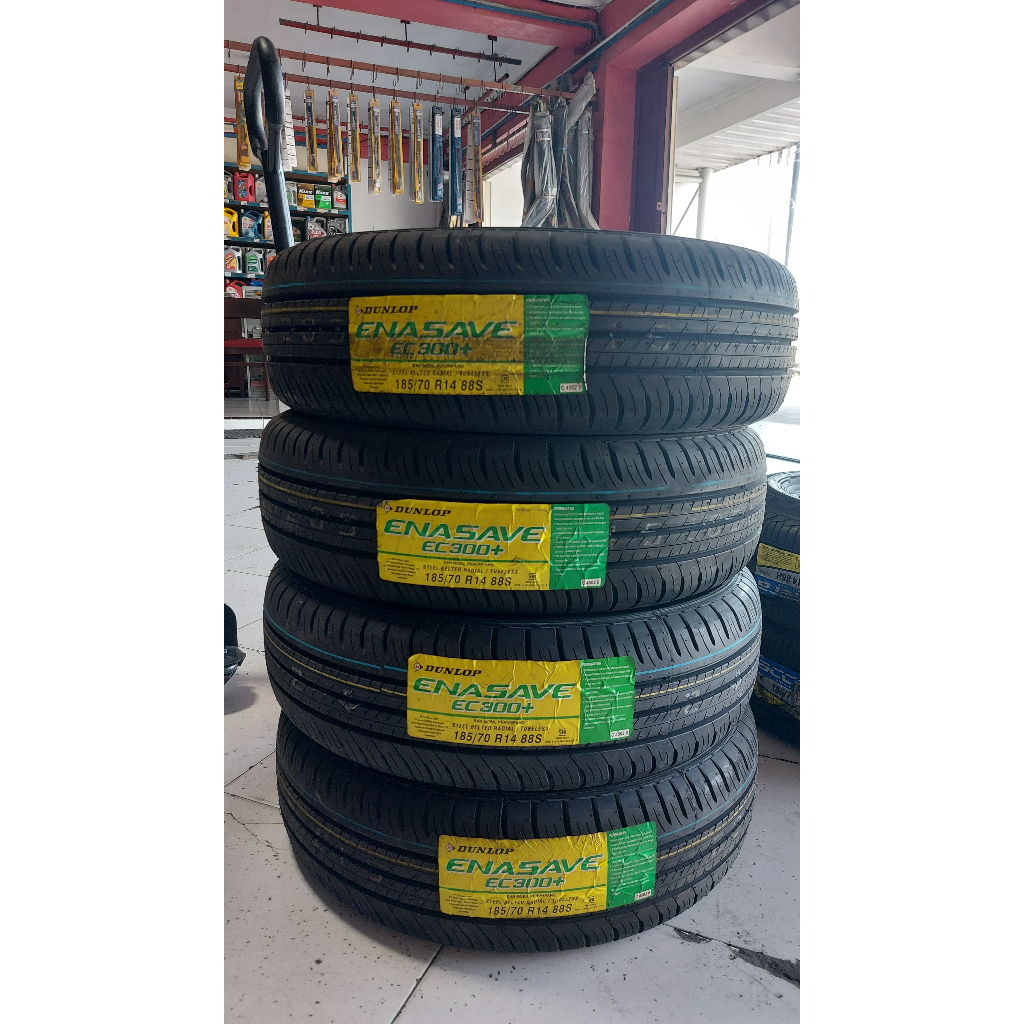 Ban Mobil Dunlop 185/70/14 Enasave EC300+ 88S 185/70 R14 185 70 14 Avanza Xenia Kijang