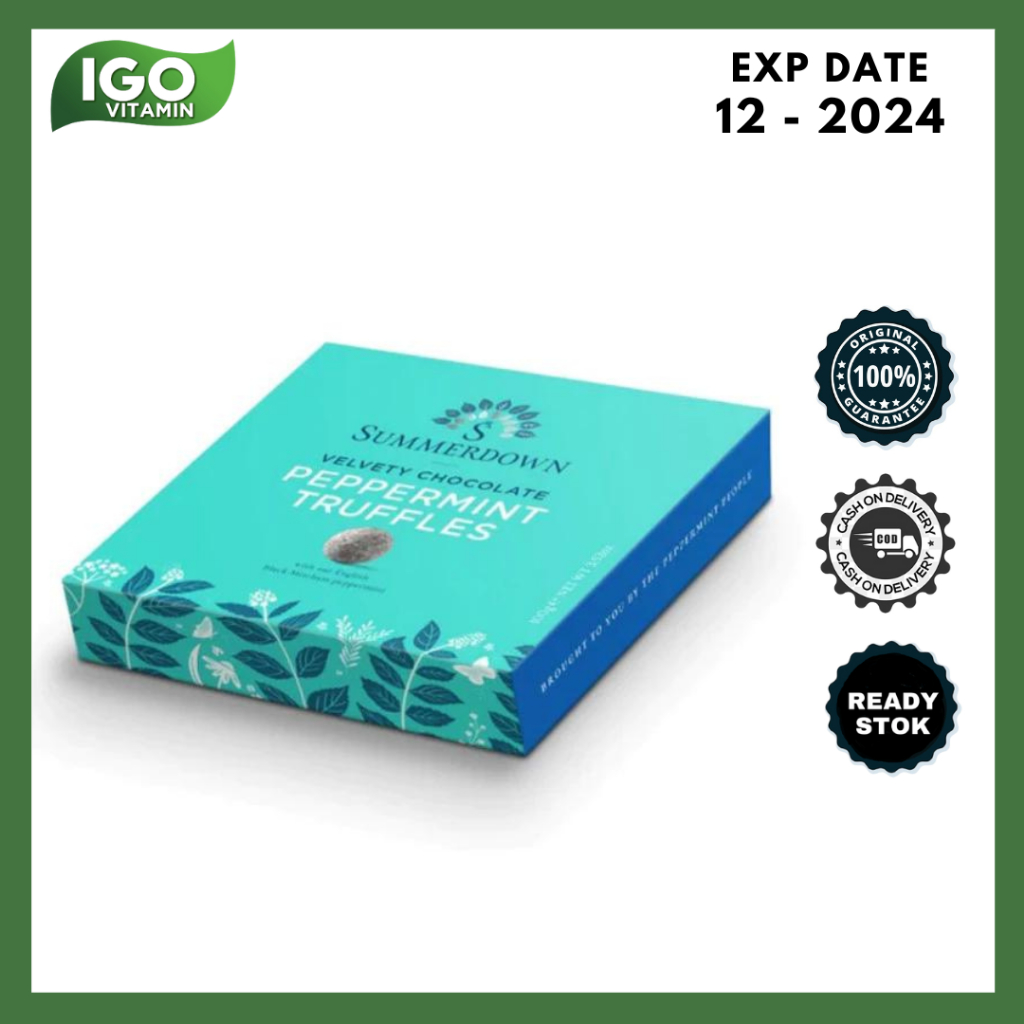 

Bola Coklat Cokelat Summerdown Mint Chocolate Truffles 100g - Premium Tanpa Pengawet dan Perasa Buatan