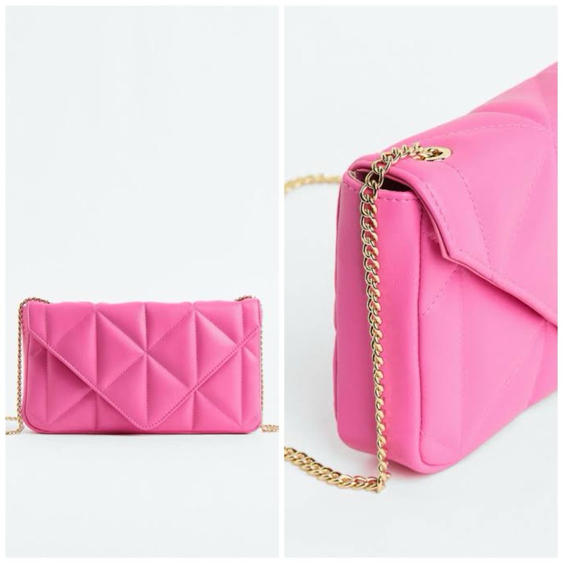 H&M Pink Quilted Bag