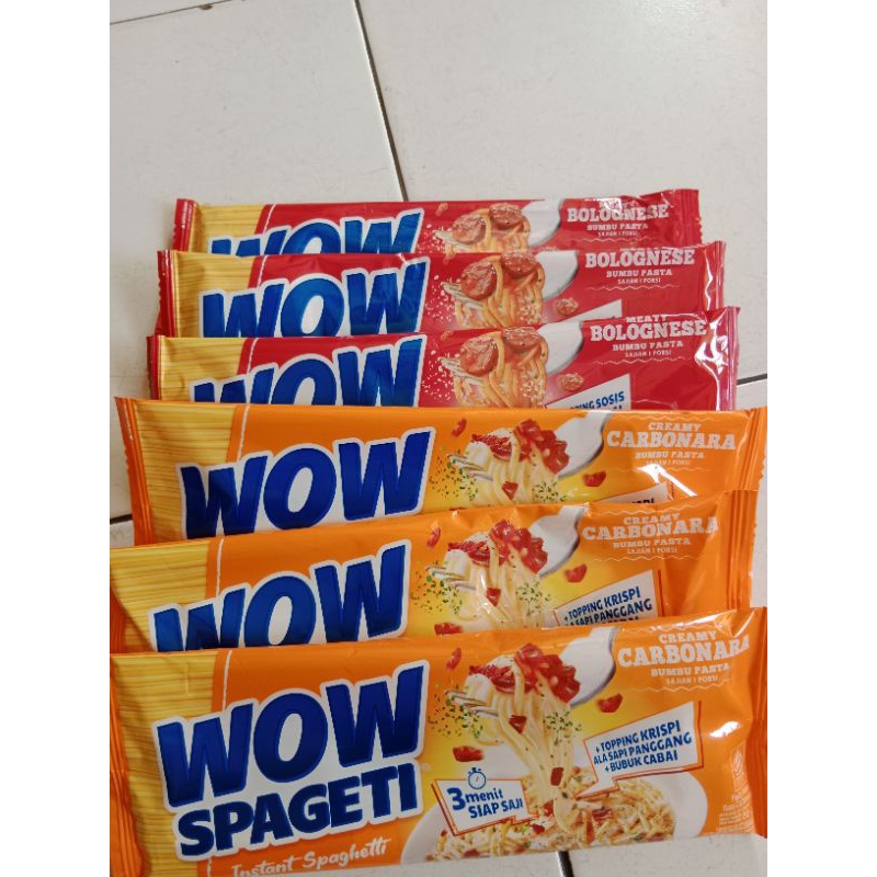 

WOW SPAGETI BOLOGNESE DAN CARBONARA | PROMO WOW SPAGETI