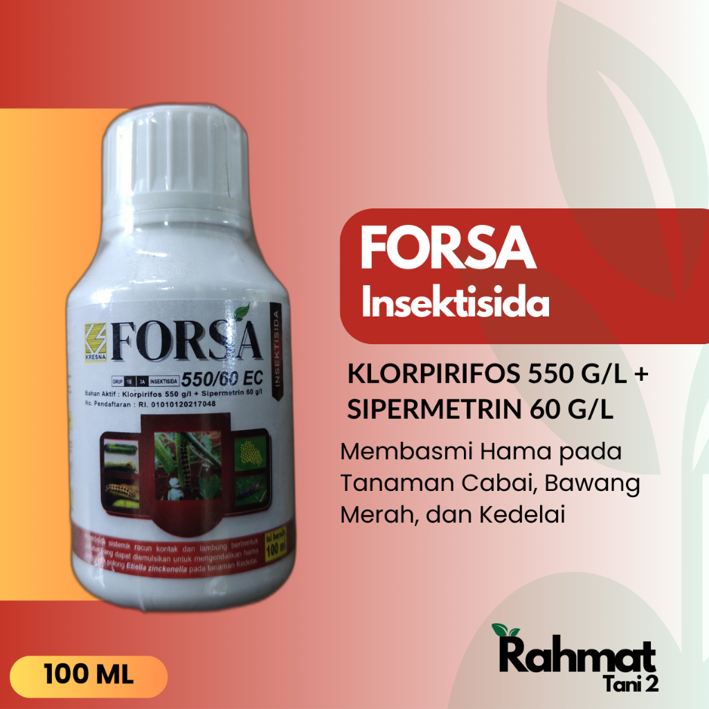 FORSA - Insektisida Pembasmi Hama Tanaman Bawang Merah dan Kedelai (100 ml)