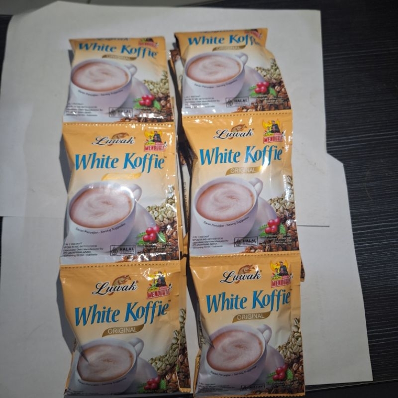 

LUWAK WHITE KOFFIE 20GR X 10 sachet