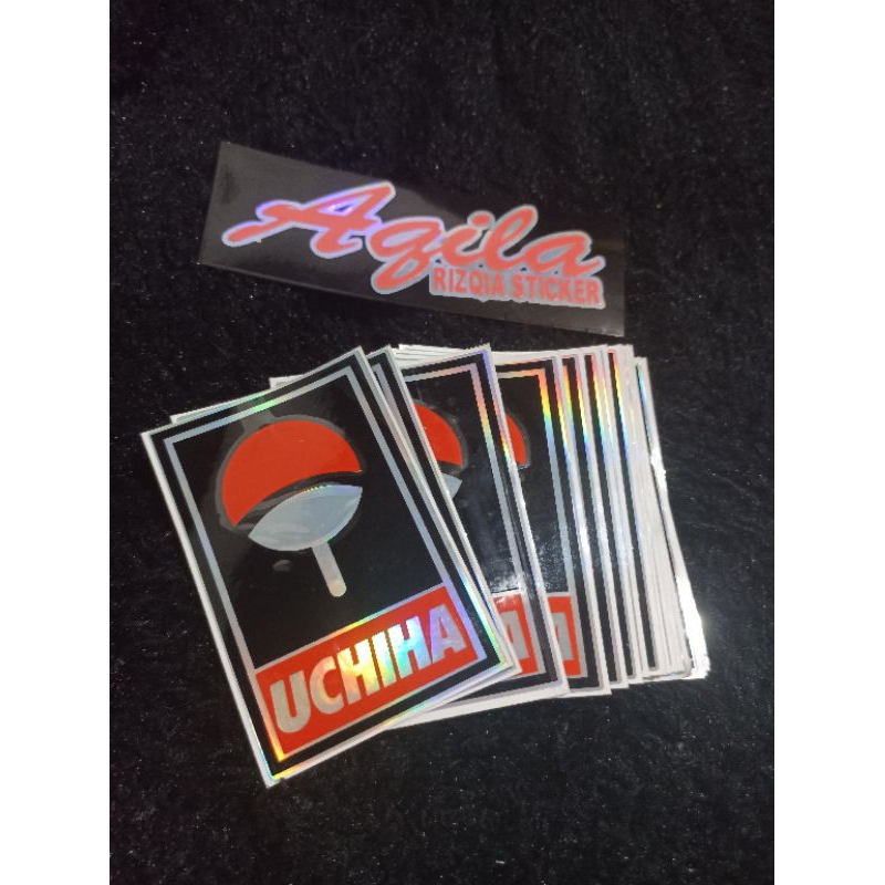 

sticker uchiha cuting stiker ukuran 8x6cm