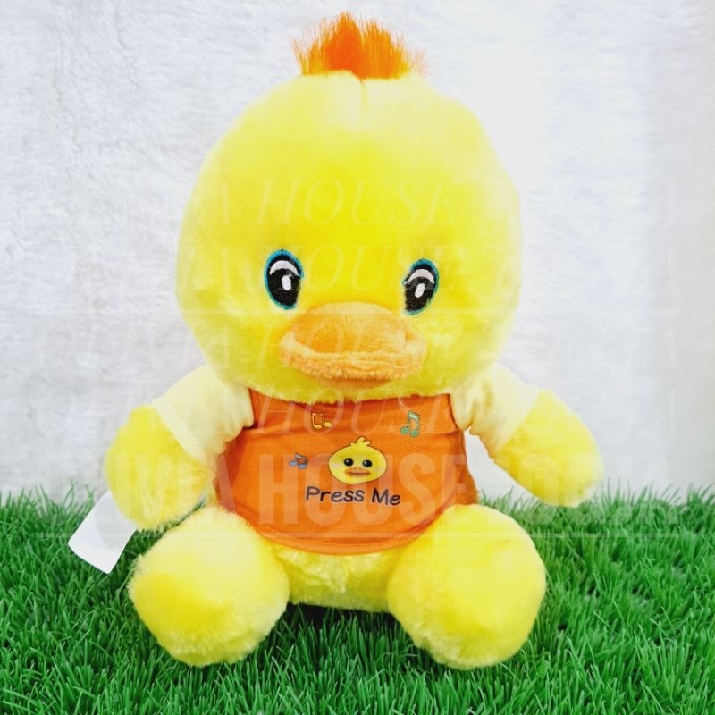 Boneka Bebek Kuning Boneka Bebek Baju Oren Boneka Duck Jambul Oren