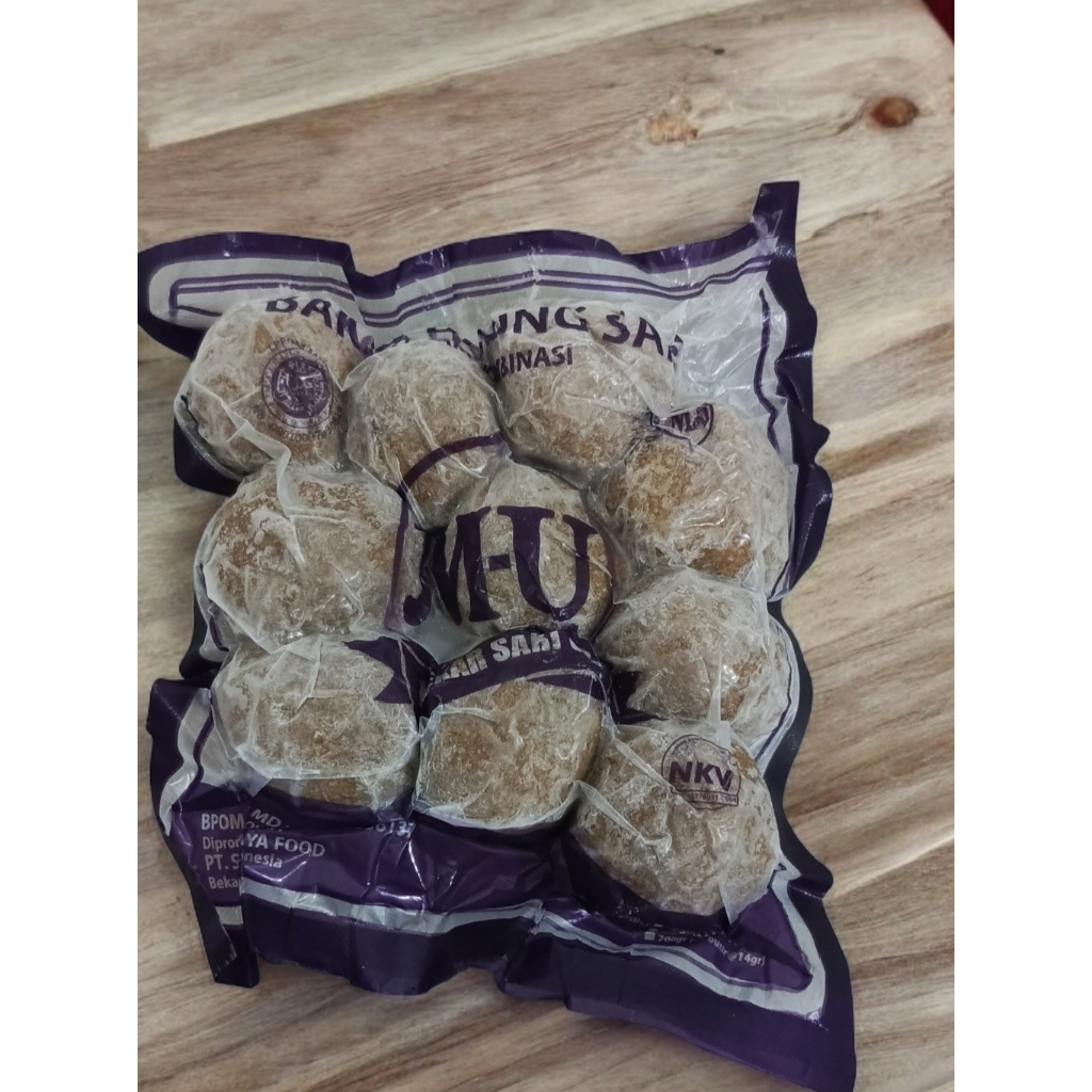 

Baso Urat Campuran Ayam dan Sapi Mu Mekarsari 86 Produksi Sanjaya Food Isi 10