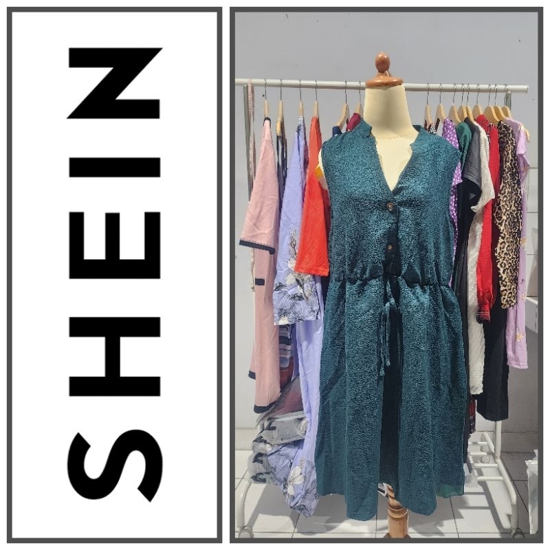 DRESS / MERK SHEIN CURVE/PLUS SIZE/BIG SIZE/ LD 120-130cm