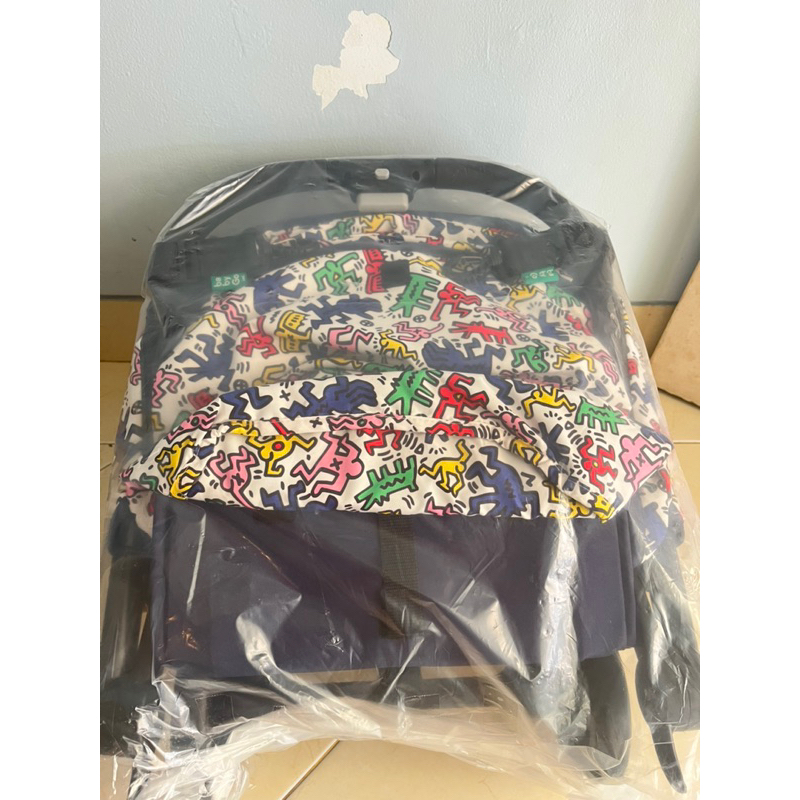 PRELOVED Stroller Coco latte x keith haring