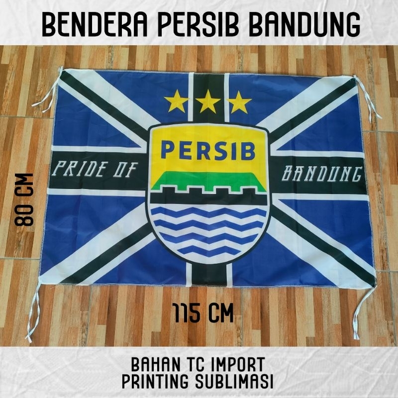 BENDERA PERSIB BANDUNG FLAG PERSIB BESAR TERMURAH MOTIF