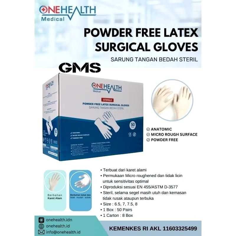 Handscoon Steril Onehealth