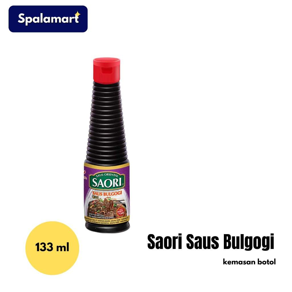 

Saori Saus Bulgogi kemasan botol 133 ml - Bumbu marinasi daging dan masakan