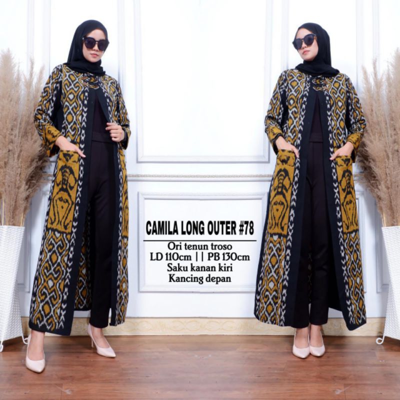 Batik Long Outer Tenun/ Mulyani Long outer/ Camila Long Cardi Tenun/ Aera Long Cardi tenun/ Kanaya L