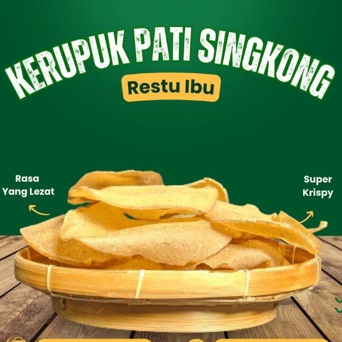 

KERUPUK PATI SINGKONG RESTU IBU 1KG