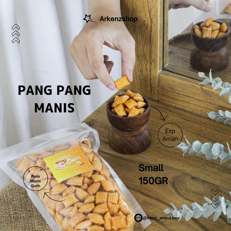 

Snack Kiloan Pang-Pang Manis (S) 150gr Cemilan Camilan Enak Gurih Manis Surabaya