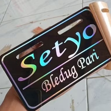 Plat Nomor Sepeda Listrik