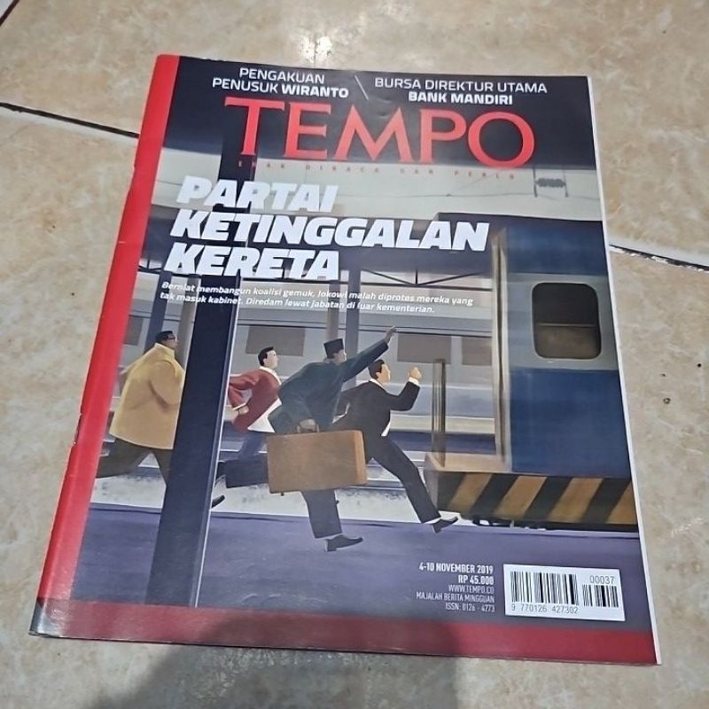 Majalah Tempo Terbaru Partai Ketinggalan Kereta 4-10 November 20q9