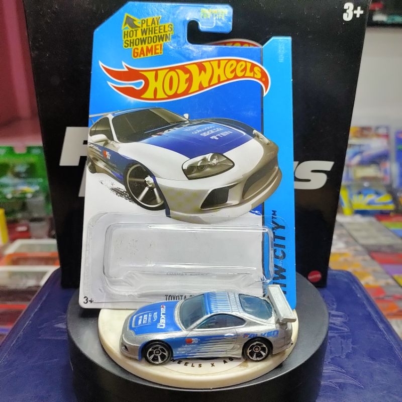 Hot Wheels FALKEN toyota supra silver KMART exclusive RECOLOR