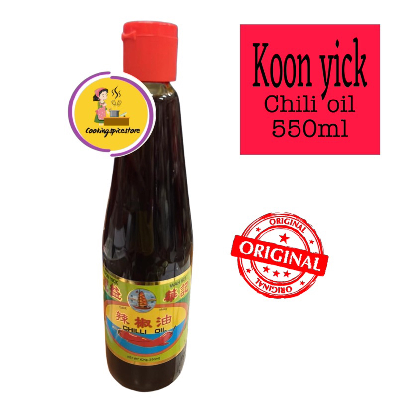 

Koon Yick Chilli Oil 550 ml (624Gr) minyak cabe 550ml