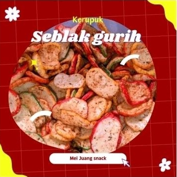 

kerupuk seblak gurih- kerupuk seblak kering enak gurih
