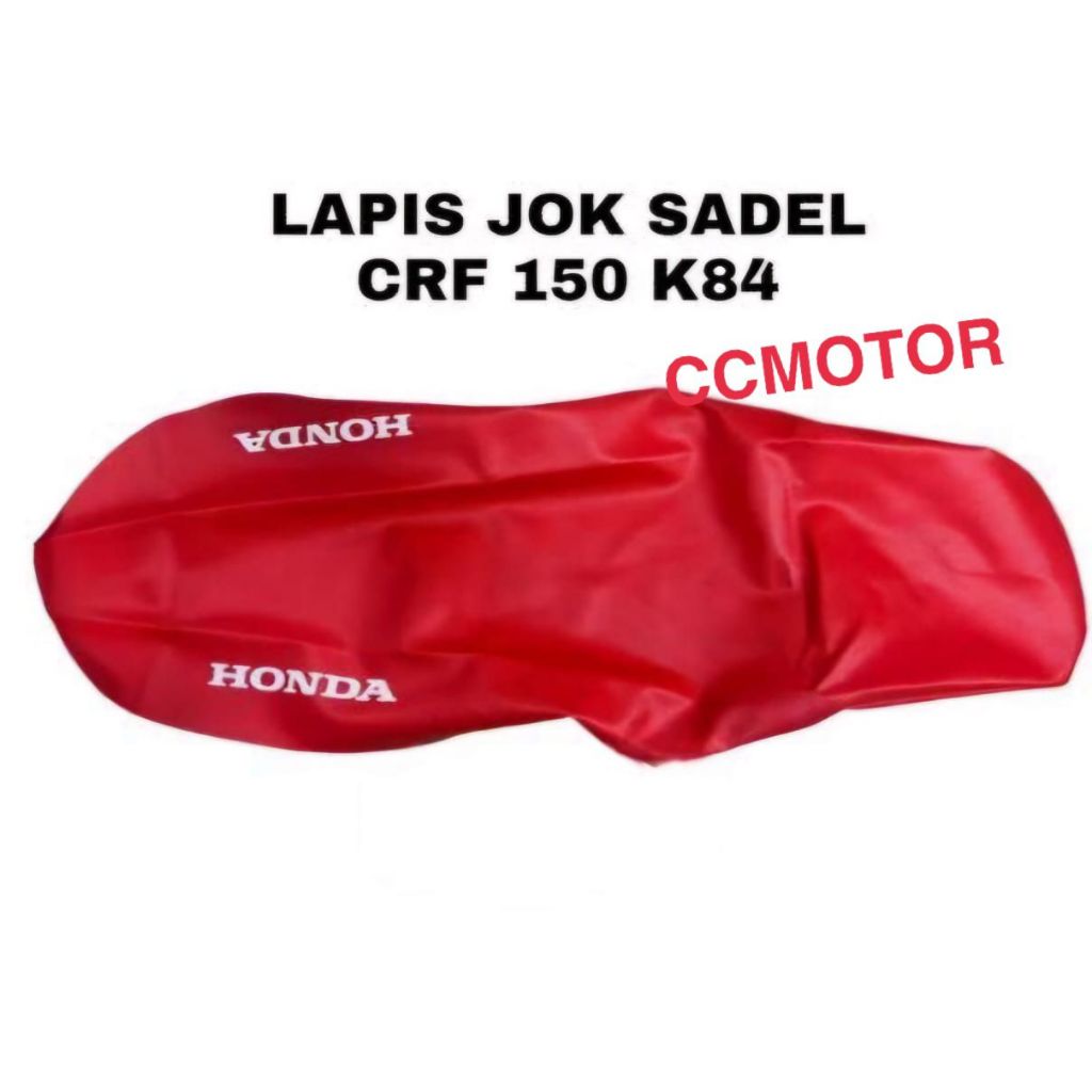 LAPIS KULIT JOK SADEL CRF 150 K84 WARNA MERAH