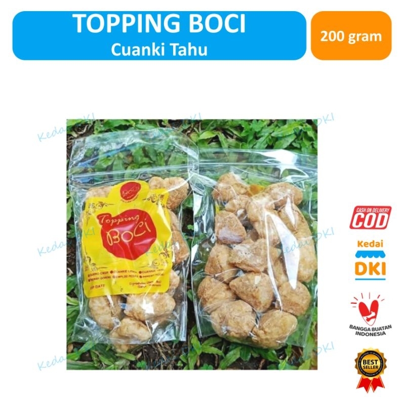 

CUANKI TAHU Toping Boci - Tangerang Selatan - Kriuk Asin Gurih Cemilan Best Seller kedaidki