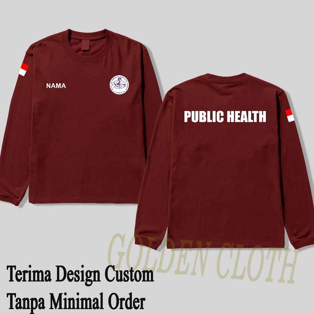 KAOS IAKMI PUBLIC HEALTH BAJU ATASAN LENGAN PANJANG COTTON 30s