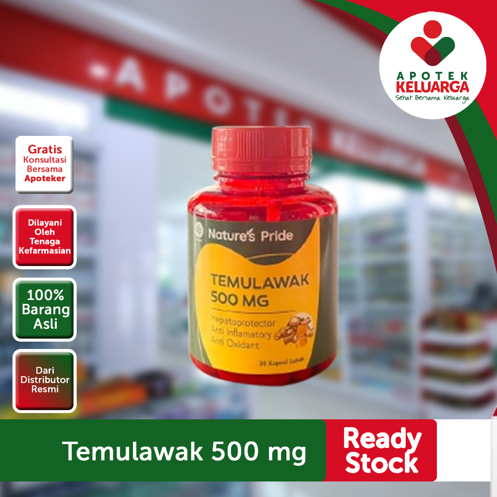 

Nature's Pride Temulawak 500mg