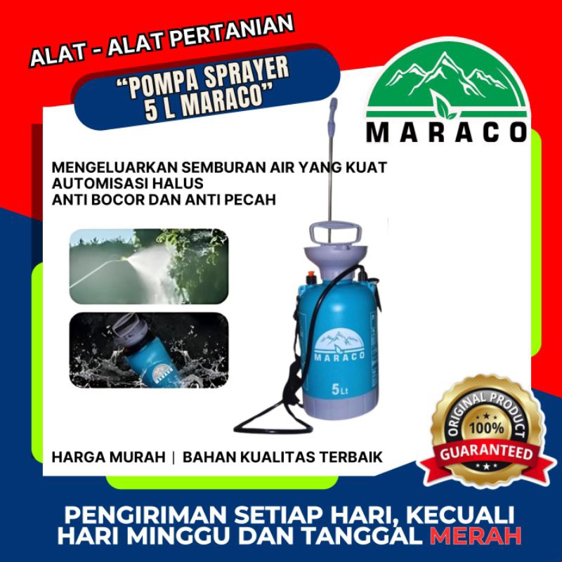 POMPA SPRAYER 5 LITER MARACO BIRU (POMPA SPRAYER 5 LITER)