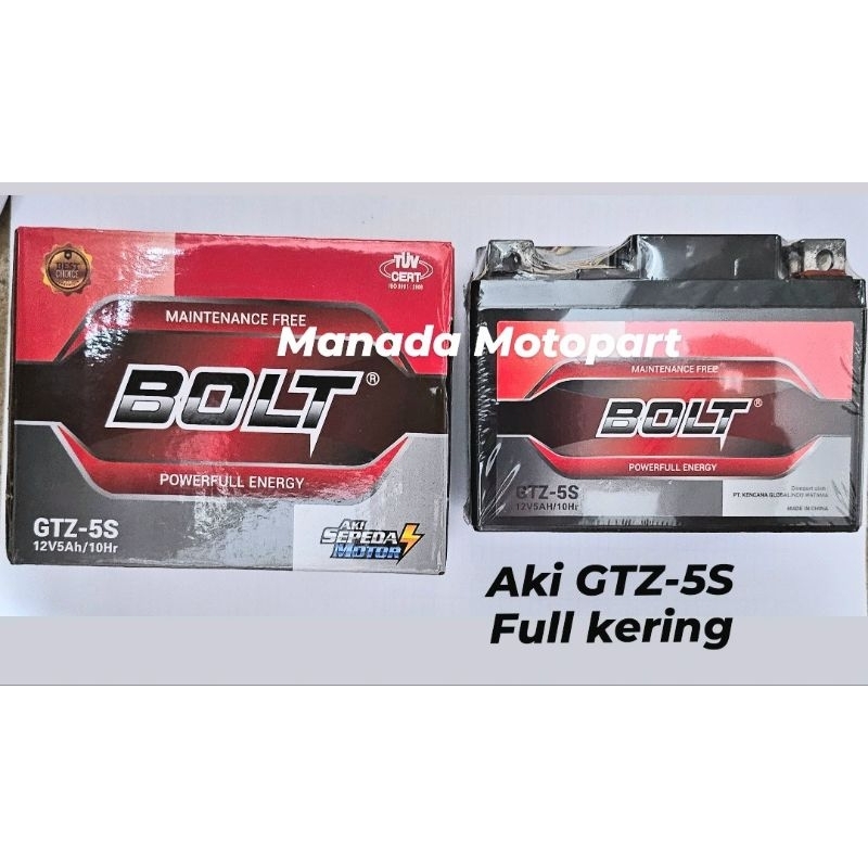 aki kering GTZ-5S full kering