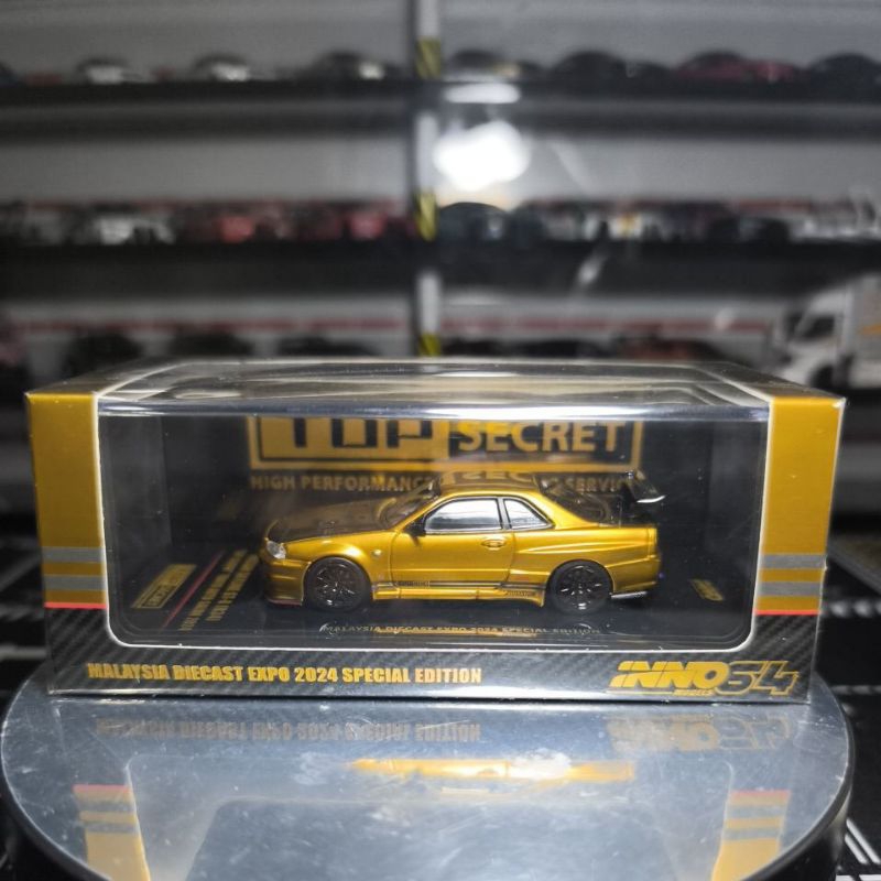 inno 64 nissan skyiline gtr r34 top secret malaysia diecast expo 2024